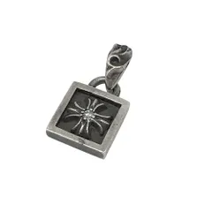 CHROME HEARTS クロムハーツ FRAMED CH PLUS 1DIA ネックレストップ チャーム 925  シルバー系  [240101511140]のサムネイル
