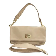 CELINE セリーヌ  2WAY レザー ショルダーバッグ  ベージュ系  [240101525684]