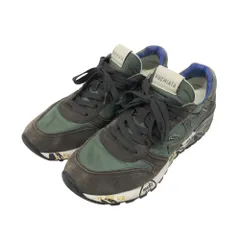 PREMIATA プレミアータ VAR1445 ローカット スエード スニーカー  カーキ系 41 メンズ [240101536466]