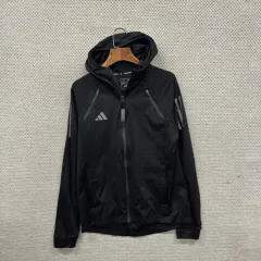 アディダス カジュアル プリンティング ロゴ ジャージ フード ジップアップ S A02651