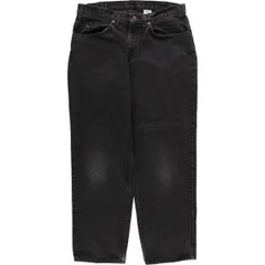 古着 90年代 リーバイス Levi's 550 RELAXED FIT HUSKY 40950-4159 オレンジタブ ブラックデニム テーパードデニムパンツ/eaa596187