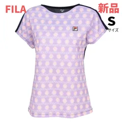 FILA  フィラ  テニス  ウェア  ゲームシャツ  Sサイズ  新品未使用  ラベンダー（ピンク系）紺