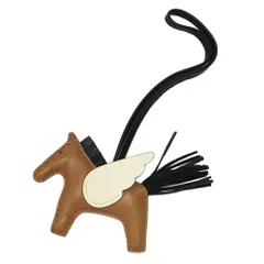 【名古屋】エルメス ロデオ ペガサスPM チャイ/ブラック/ナタ バッグチャーム U刻印 2022年 アニョーミロ 小物 未使用