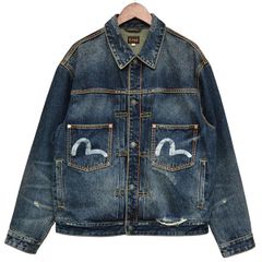 激レアサイズ44】EVISU エヴィス Lot.1507 デニムジャケット黄耳