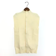 AMERI VINTAGE アメリヴィンテージ ニットベスト/SHOULDER RIB KNIT VEST サイズ:FREE  22AW/02220170180   ベージュ レディース / 240001169404