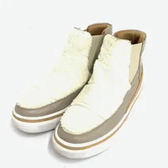 LANVIN en Bleu ランバンオンブルー ショートブーツ 表記サイズ:23 2/1 スタッズ/サイドゴア/ボア/レザー    ベージュ レディース / 240001171098