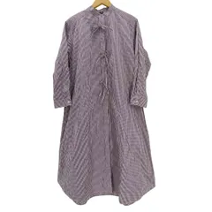 ドットアンドストライプスチャイルドウーマン Dot＆Stripes CHILD WOMAN ギンガムチェック リボンシャツワンピース レディース FREE 