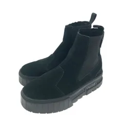 PUMA プーマ ウィメンズ メイズ チェルシー スウェード プラットフォーム 表記サイズ:24.5cm     ブラック レディース / 240001172735