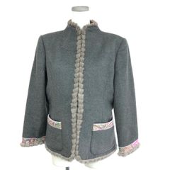 331 秋冬 LEONARD カシミヤ100% チェスターコート M レオパード - メルカリ