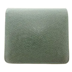 ルイヴィトン LOUIS VUITTON タイガ ポルトビエ 3 カルトクレディ エピセア 二つ折り財布 ウォレット ロゴ 緑 グリーン M30454 /AE