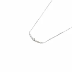 ヨンドシー 4℃ ネックレス ペンダント K10WG ホワイトゴールド