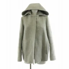 ユナイテッドアローズ UNITED ARROWS フード＆ノーカラーショートコート 2WAY ジップアップパーカー アウター F グレー 1625-126-4238 /NQのサムネイル