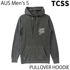 【USED／AUSメンズS】TCSS プルオーバー フーディ 裏起毛 チャコール