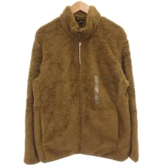 ユニクロ UNIQLO タグ付き 21AW ファーリーフリースフルジップジャケット ブルゾン XL 茶 ブラウン 341-440593 /GV