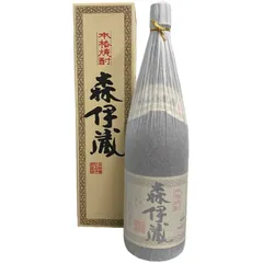 未開栓　森以蔵酒販　森伊蔵 焼酎 1800ml 一升瓶 2025年最新】芋焼酎 森伊蔵 1,800mlの人気アイテム - メルカリ