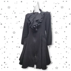 エンポリオアルマーニ　ロングコート　ノーカラー　　ボウタイ　フレア　ウール 楽天市場】90s イタリア製 エンポリオ アルマーニ ノーカラー ロング