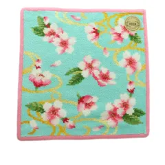 フェイラー FEILER SAKURA タオルハンカチ 花柄 ピンク ミントグリーン /MI ■OS