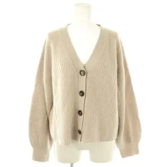 ドゥーズィエムクラス DEUXIEME CLASSE エブリデイアイライク EVERYDAY I LIKE Cropped Vネック カーディガン ニット カシミヤ混 グレージュ /DF ■OS