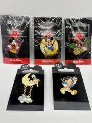 未開封3点含む！ ディズニー ピンバッジ 豪華5個セット ミッキー 100周年記念 レア