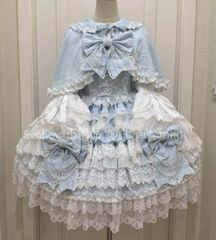Prettyフリルジャンパースカート アンジェリックプリティ サックス