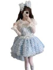 【新品未使用】【シュガーガール~ミレニアムレイレイ】ロリータドレスJSKサスペンダーワンピース CJS1212P162