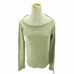 ナイキ NIKE 00s リブニット セーター 長袖 L ベージュ 0731 ■MET1