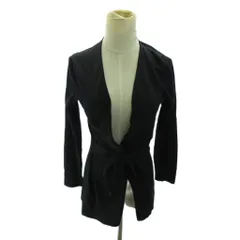 ボールジー BALLSEY トゥモローランド ニット カーディガン コットン 長袖 38 黒 ブラック 0814