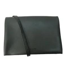 クラネ CLANE 美品 PVCレザー ショルダーバッグ スクエア 黒 ブラック