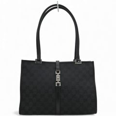 グッチ GGキャンバス ジャッキー トートバッグ ブラック gu6626gg