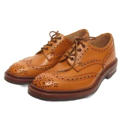 トリッカーズ TRICKER'S カントリーシューズ バートン ウィングチップ ダービーブローグ 56331326 茶 ブラウン 7のサムネイル