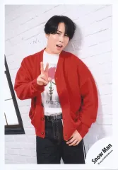 【中古】生写真(STARTO) Snow Man/宮舘涼太/膝上/アルバム「RAYS」MVオフショット/公式生写真