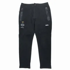 美品 20ss エフシーレアルブリストル F.C.Real Bristol FCRB FLAT HEM SWEAT TRAINING PANTS フラットヘム スウェット パンツ ボトムス トレーニング コットン FCRB-200047 サイズS 黒のサムネイル