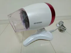 アイリスオーヤマ ドライヤー 置き型 ハンズフリー パールピンク HDR-S1-P