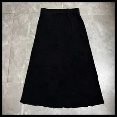 ブラック フラワー柄ジャガード ミモレ丈 Aラインスカート 大人フェミニン 上品 花柄