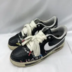 【中古】NIKE×PEACEMINUSONE AIR FORCE 1 LOW ブラック AQ3692-001 サイズ27.5cm ナイキ エアフォース1 ブラック[19]