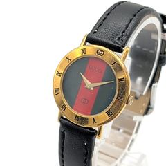 稼働】GUCCI グッチ 3000L 腕時計 ローマ オールドグッチ - メルカリ