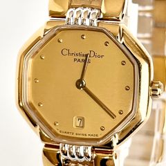 クリスチャンディオール レディース 腕時計 磨き済み 美品】Christian