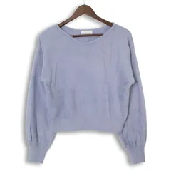 anySiS エニィスィス 秋冬★ Vネック シャギー ニット セーター Sz.2 レディース