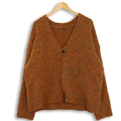 ZARA ザラ マン 秋冬 現行タグ★ ミックスカラー ニット カーディガン 羽織り Sz.XL メンズ 大きいサイズ