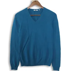 UNIQLO ユニクロ 秋冬 カシミヤ100%★ Vネック ニット セーター Sz.M レディース