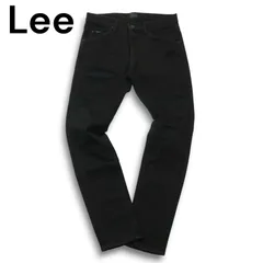 Lee リー × ナノユニバース別注★ LB0061 秋冬 加工 ストレッチ 裏起毛★ スキニー デニム パンツ ジーンズ Sz.M メンズ 黒