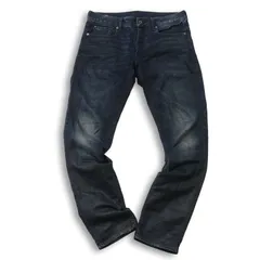 G-STAR ジースター 通年 【3301 SLIM】USED加工★ ストレッチ テーパード デニム パンツ ジーンズ Sz.32 メンズ