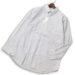 【新品 22AW】 UNIQLO ユニクロ 長袖 ファインクロス チェック ボタンダウン シャツ Sz.XL メンズ 大きいサイズ 未使用