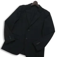 UNIQLO ユニクロ 通年 SLIM FIT★ 2WAYストレッチ テーラード ジャケット Sz.L メンズ 黒