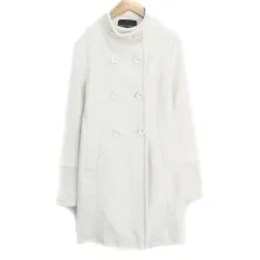 ボナジョルナータ BUONA GIORNATA フェイクムートンコート ロング丈 スタンドカラー ダブルボタン 裏ファー M アイボリー /FF1のサムネイル