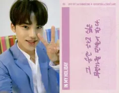 【中古】コレクションカード(男性) 48：SEVENTEEN/MINGYU(ミンギュ)/「2019 SVT 3rd FAN MEETING SEVENTEEN in CARAT LAND」トレーディングカード