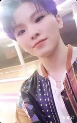 【中古】コレクションカード(男性) SEVENTEEN/WOOZI(ウジ)/斜め/CD「Special Album ; [Semicolon]」Loppi・HMV特典オリジナルスペシャルフォトカード