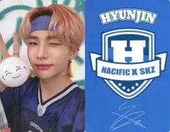 【中古】コレクションカード(男性) Stray Kids/Hyunjin(ヒョンジン)/裏面印刷サイン入り/「NACIFIC×Stray Kids」ヒアルブースタースペシャルセット購入特典フォトカード