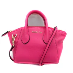 サマンサベガ Samantha Vega ハンドバッグ ショルダーバッグ ミニバッグ 斜め掛け 2way ピンク /HO28