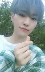 【中古】コレクションカード(男性) SEVENTEEN/HOSHI(ホシ)/バストアップ・衣装緑白・右手でハート/5TH MINI ALBUM『YOU MAKE MY DAY』(SET THE SUN Ver.)特典トレカ